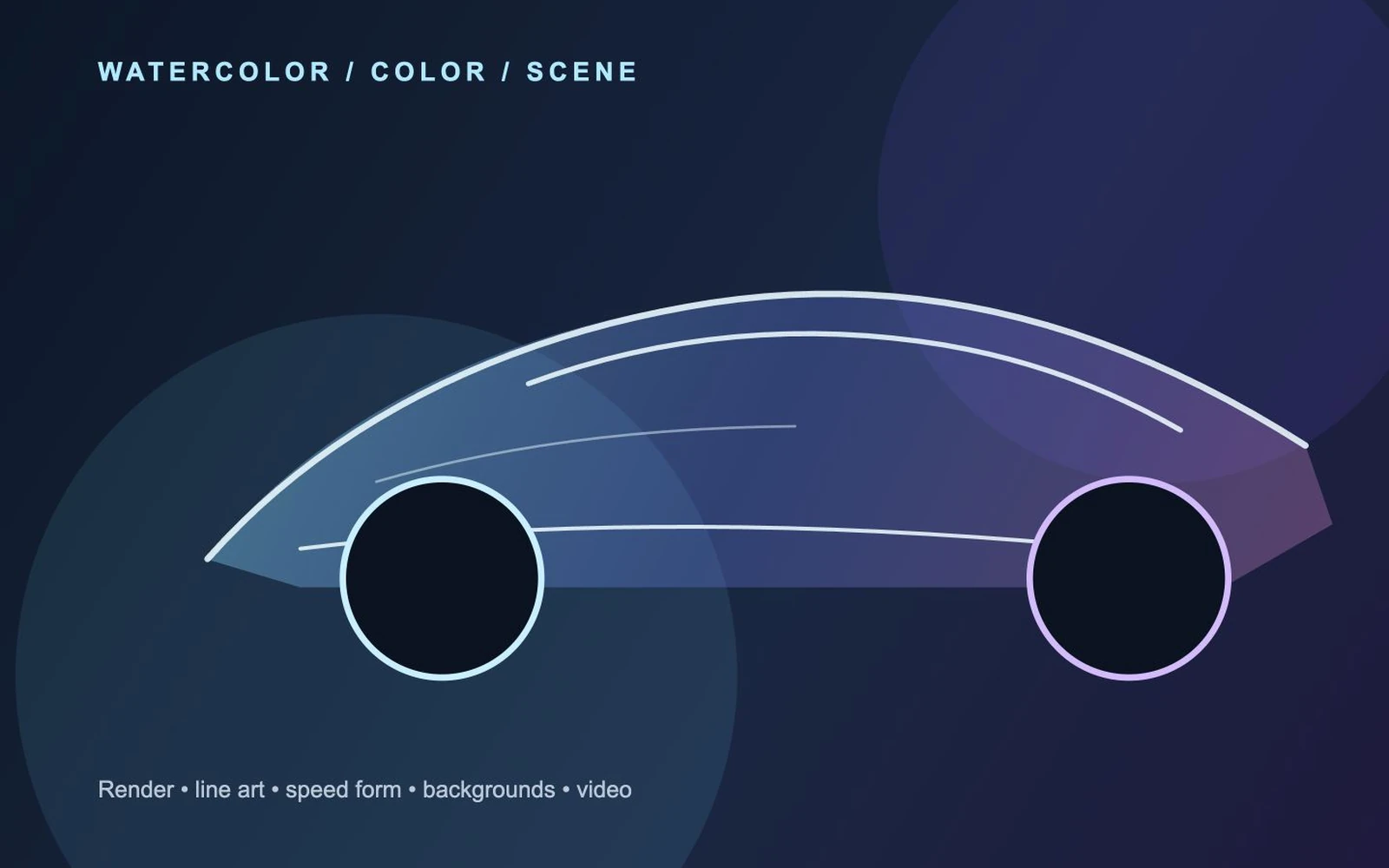 Render color and scene controls